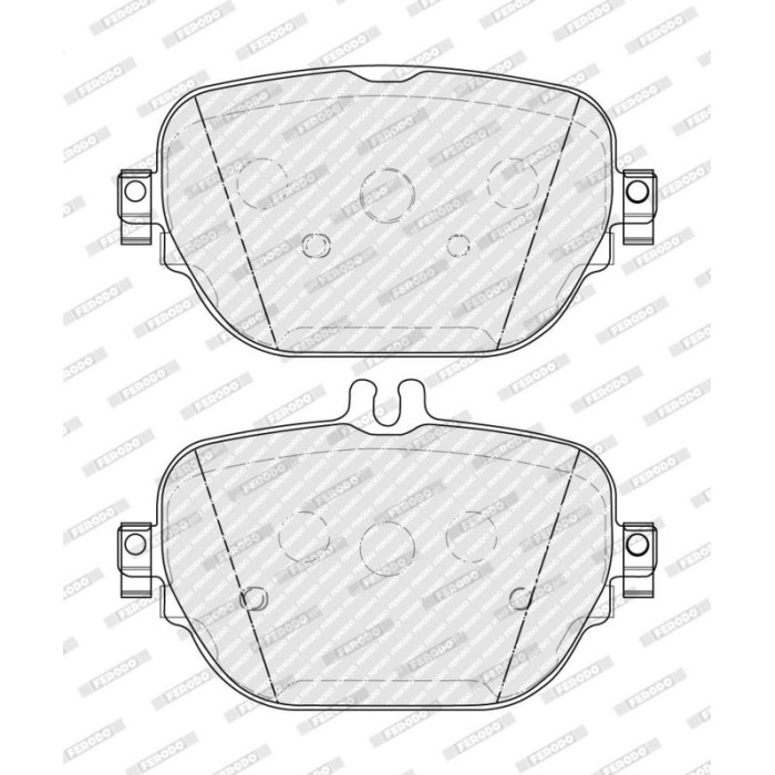 Ferodo FDB5287 Bremsbelagsatz, Scheibenbremse PREMIER ECO FRICTION Ferodo FDB5287 Bremsbelagsatz, Scheibenbremse PREMIER ECO FRICTION