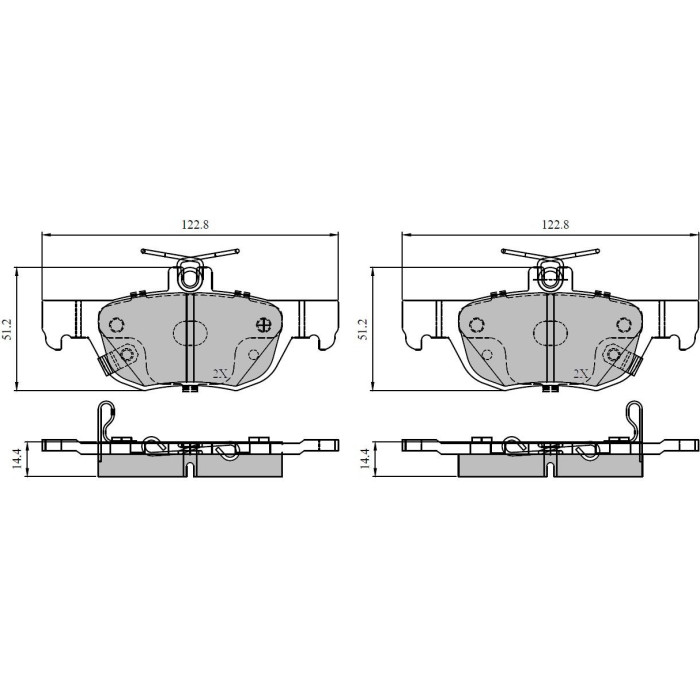 Metzger 1170953 Bremsbelagsatz, Scheibenbremse Metzger 1170953 Bremsbelagsatz, Scheibenbremse
