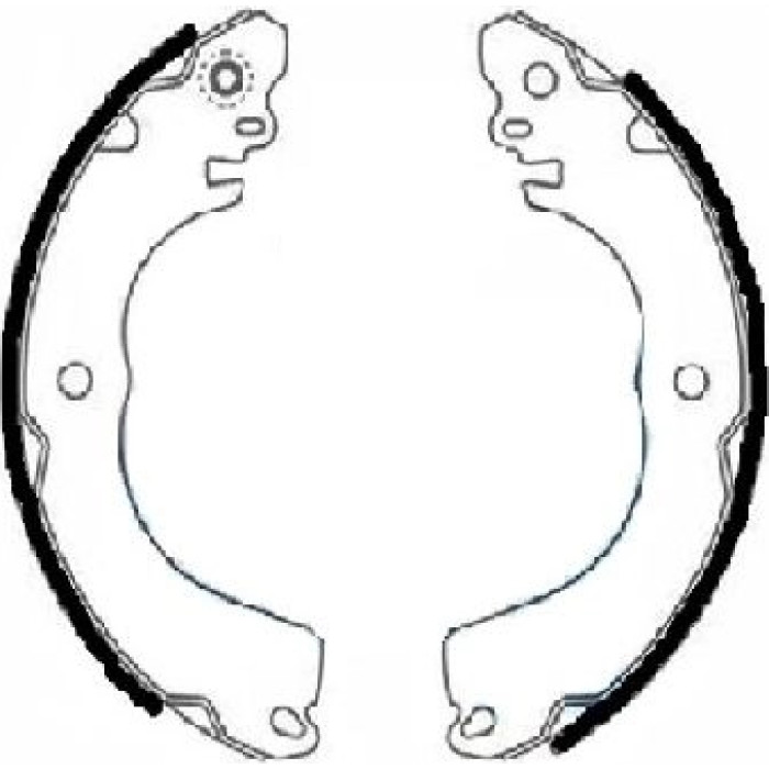 Hella 8DB 355 022-311 Bremsbackensatz Hella 8DB 355 022-311 Bremsbackensatz