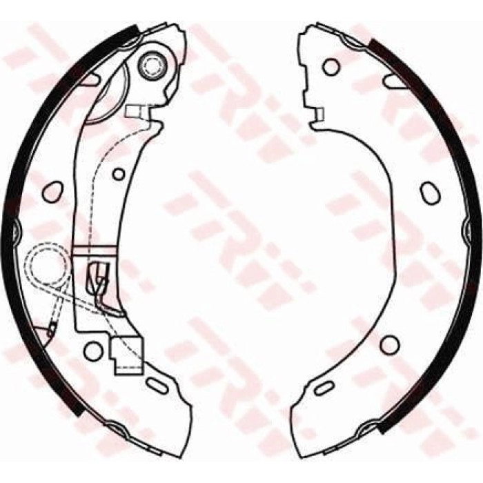 TRW GS8472 Bremsbackensatz