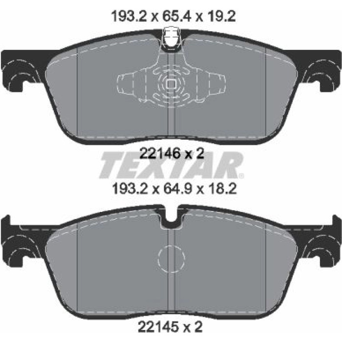 Textar 2214601 Bremsbelagsatz, Scheibenbremse Q+ Textar 2214601 Bremsbelagsatz, Scheibenbremse Q+