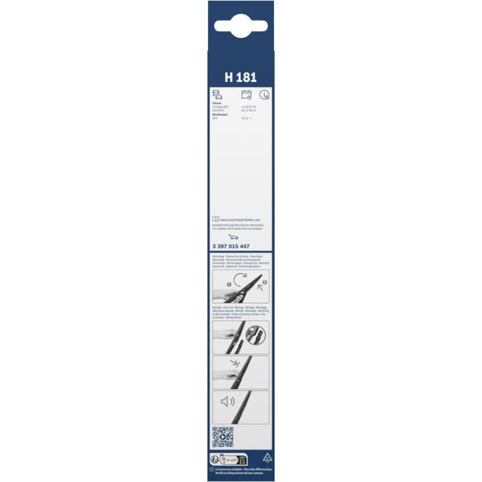 BOSCH 3 397 015 447 Wischblatt Rear