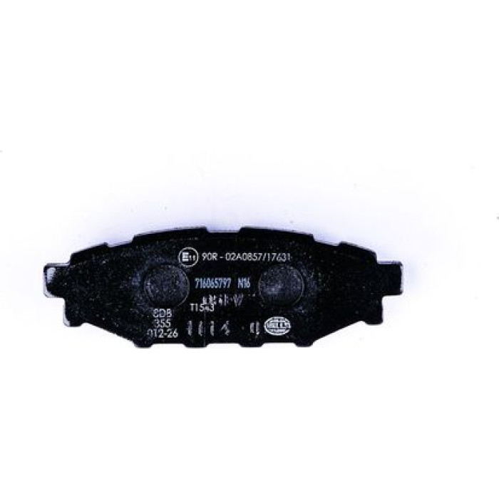 Hella 8DB 355 012-261 Bremsbelagsatz, Scheibenbremse