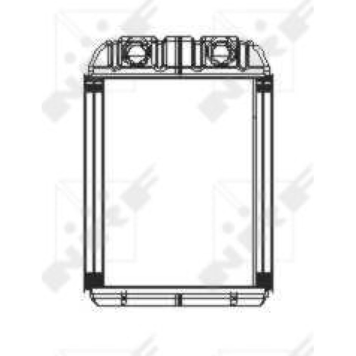 NRF 53671 Wärmetauscher, Innenraumheizung NRF 53671 Wärmetauscher, Innenraumheizung