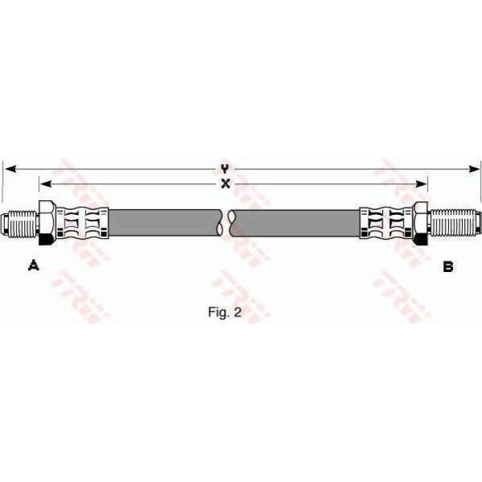 TRW PHC220 Bremsschlauch TRW PHC220 Bremsschlauch