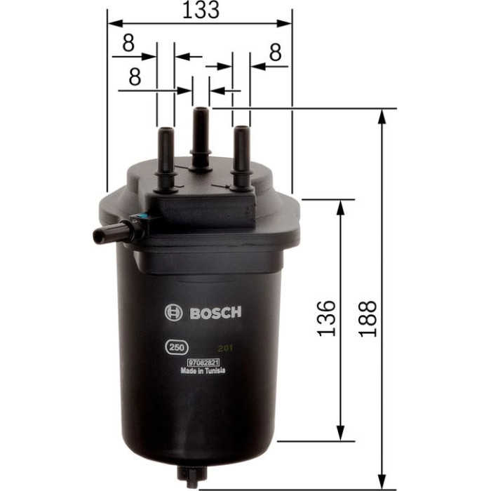 BOSCH 0 450 906 469 Kraftstofffilter BOSCH 0 450 906 469 Kraftstofffilter