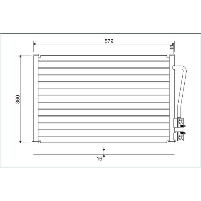 Valeo 817664 Kondensator, Klimaanlage Valeo 817664 Kondensator, Klimaanlage