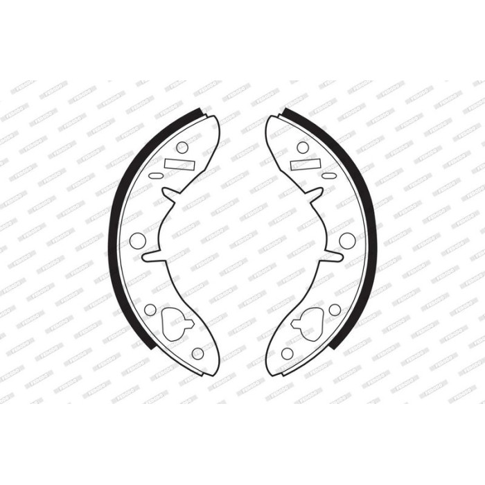 Ferodo FSB278 Bremsbackensatz PREMIER Ferodo FSB278 Bremsbackensatz PREMIER