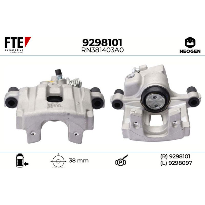 FTE 9298101 Bremssattel NEOGEN FTE 9298101 Bremssattel NEOGEN
