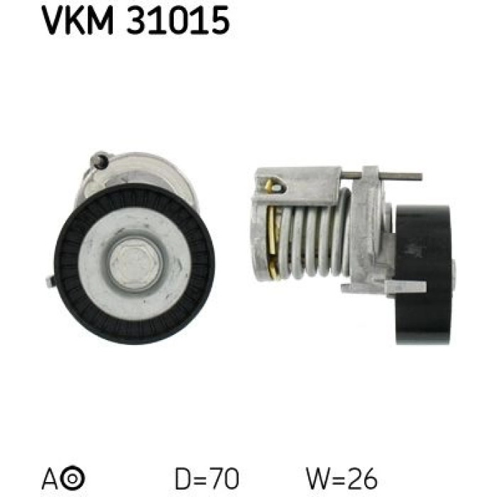SKF VKM 31015 Spannrolle, Keilrippenriemen SKF VKM 31015 Spannrolle, Keilrippenriemen
