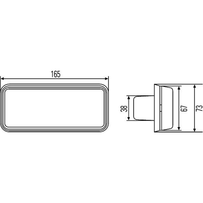 Hella 2BA 996 027-001 Blinkleuchte Hella 2BA 996 027-001 Blinkleuchte