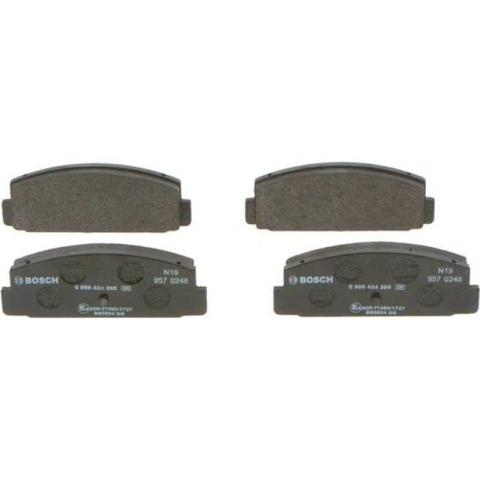 BOSCH 0 986 424 295 Bremsbelagsatz, Scheibenbremse