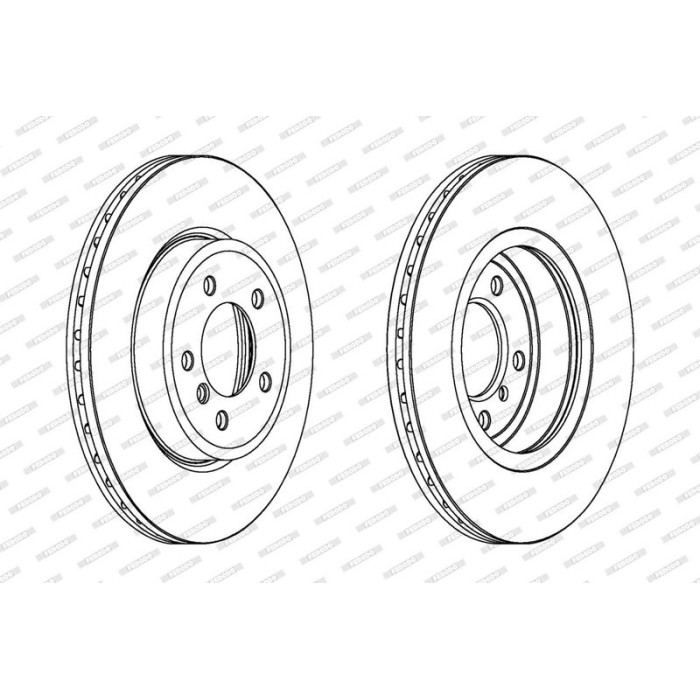 Ferodo DDF1174C-1 Bremsscheibe PREMIER Coat+ disc Ferodo DDF1174C-1 Bremsscheibe PREMIER Coat+ disc