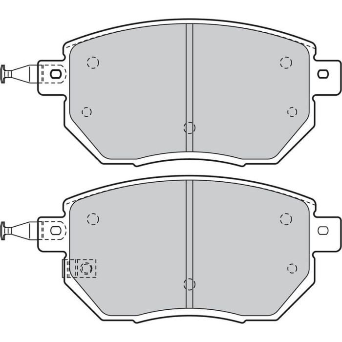 Valeo 598918 Bremsbelagsatz, Scheibenbremse