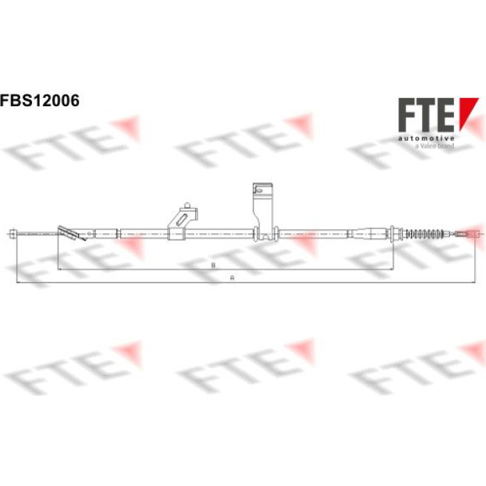 FTE 9250396 Seilzug, Feststellbremse FTE 9250396 Seilzug, Feststellbremse