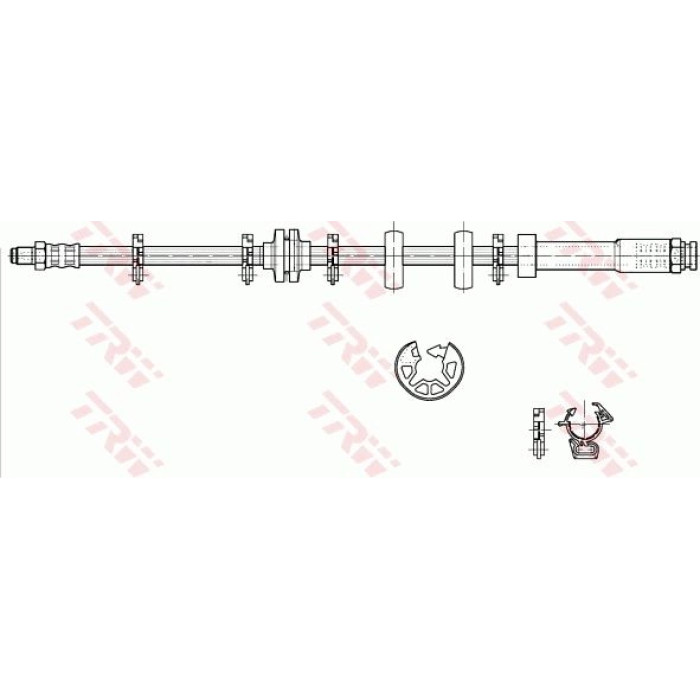 TRW PHB297 Bremsschlauch TRW PHB297 Bremsschlauch