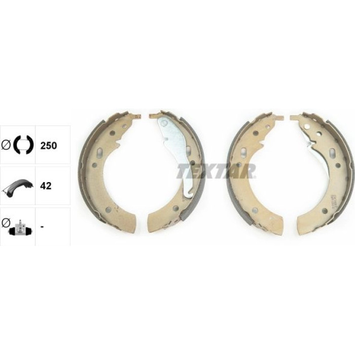 Textar 91006300 Bremsbackensatz Textar 91006300 Bremsbackensatz