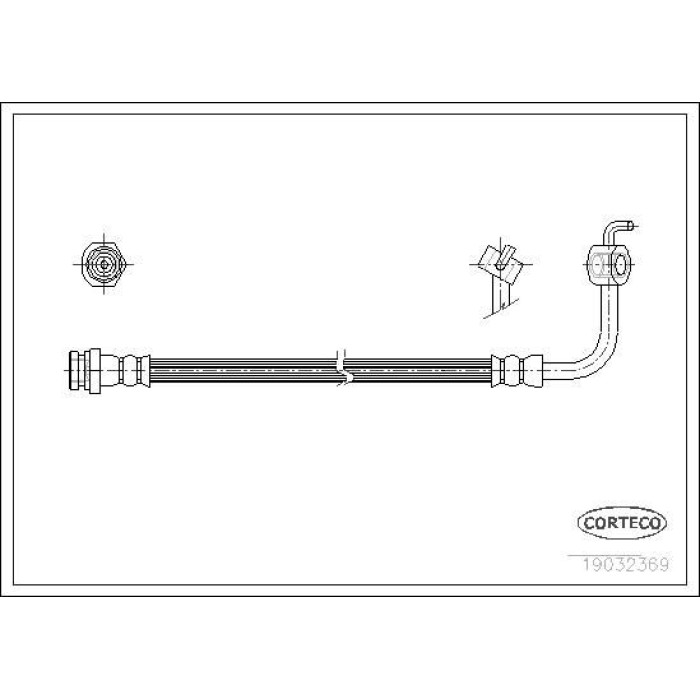Corteco 19032369 Bremsschlauch