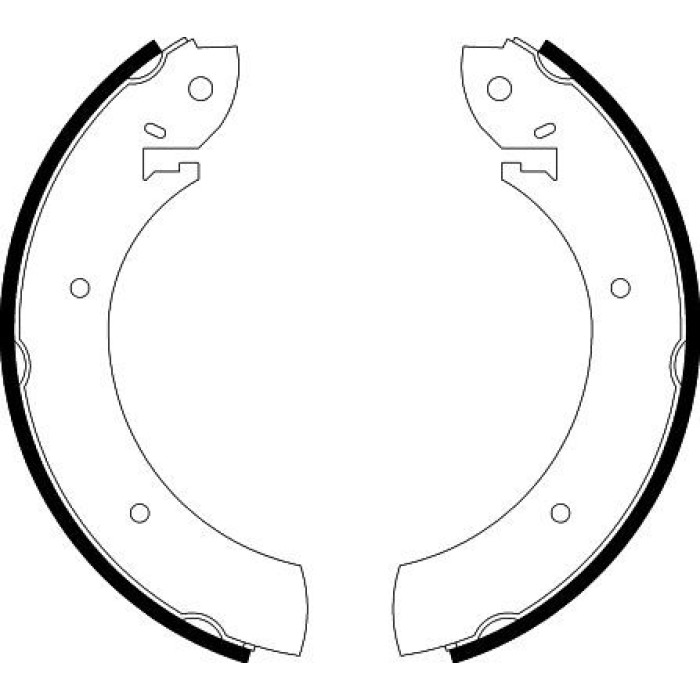 Hella 8DB 355 001-391 Bremsbackensatz Hella 8DB 355 001-391 Bremsbackensatz