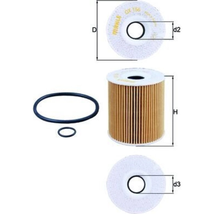 Knecht OX 156D1 Ölfilter Knecht OX 156D1 Ölfilter