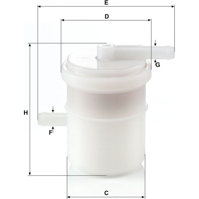 Mann-Filter WK 42/81 Kraftstofffilter Mann-Filter WK 42/81 Kraftstofffilter