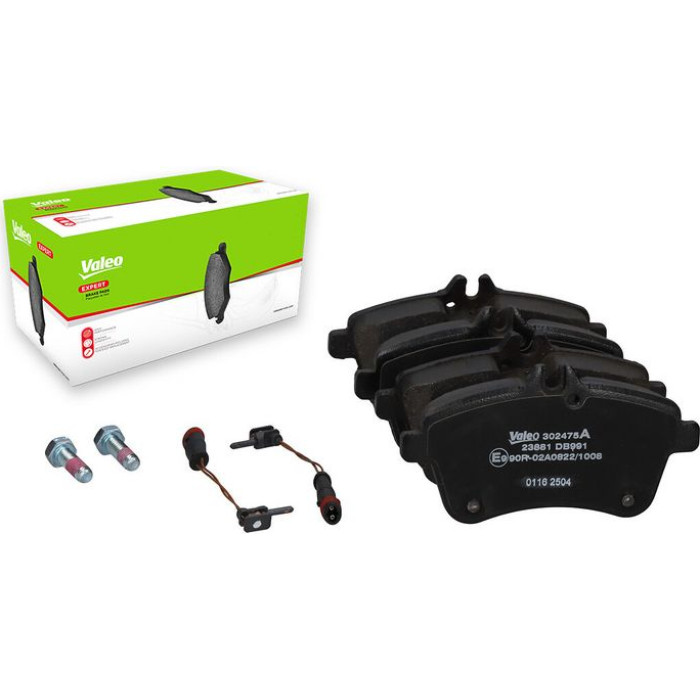 Valeo 302475A Bremsbelagsatz, Scheibenbremse EXPERT Valeo 302475A Bremsbelagsatz, Scheibenbremse EXPERT