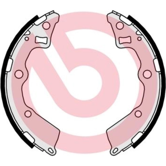 Brembo S 30 538 Bremsbackensatz ESSENTIAL LINE Brembo S 30 538 Bremsbackensatz ESSENTIAL LINE