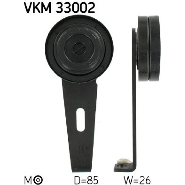 SKF VKM 33002 Spannrolle, Keilrippenriemen