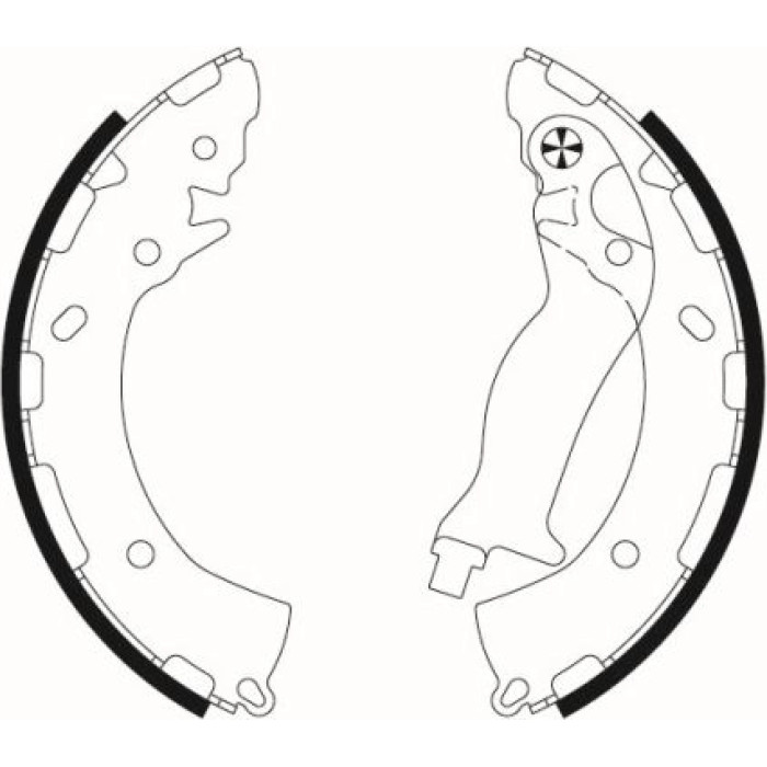 Hella 8DB 355 022-191 Bremsbackensatz Hella 8DB 355 022-191 Bremsbackensatz