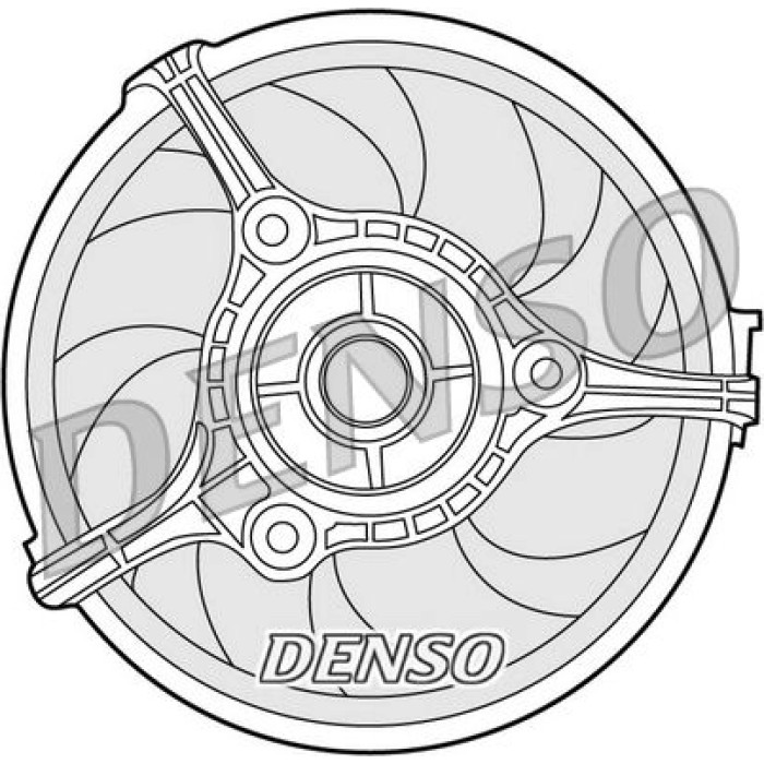 Denso DER02002 Lüfter, Motorkühlung Denso DER02002 Lüfter, Motorkühlung