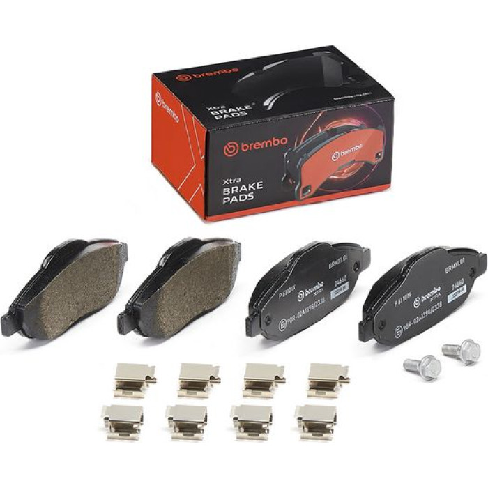 Brembo P 61 101X Bremsbelagsatz, Scheibenbremse XTRA LINE Brembo P 61 101X Bremsbelagsatz, Scheibenbremse XTRA LINE