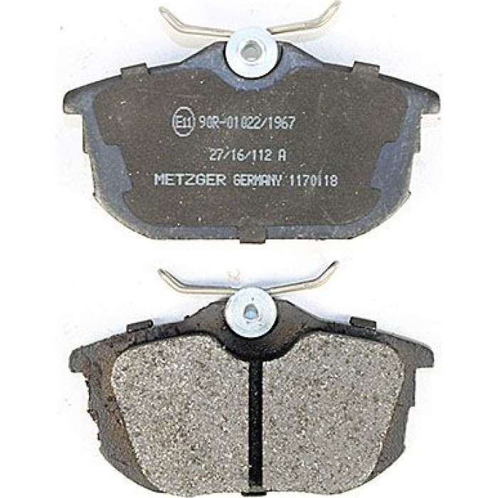 Metzger 1170118 Bremsbelagsatz, Scheibenbremse Metzger 1170118 Bremsbelagsatz, Scheibenbremse