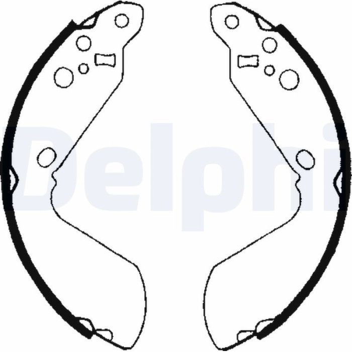 Delphi LS1651 Bremsbackensatz