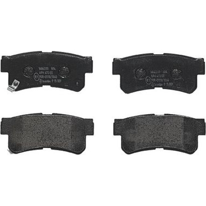 Brembo P 15 009 Bremsbelagsatz, Scheibenbremse PRIME LINE