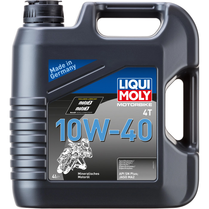 LIQUI MOLY 3046 Motoröl Motorbike 4T 10W-40 Basic Street 4 l 4T 10W-40