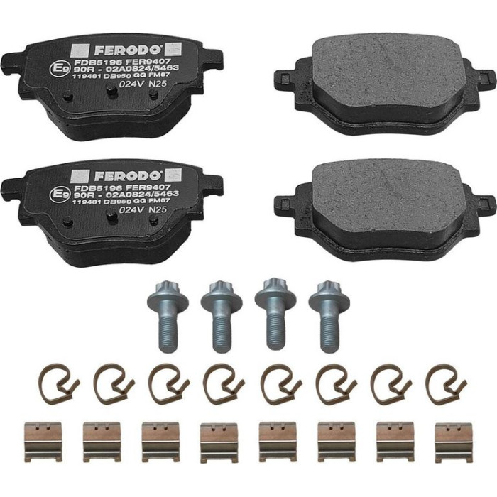 Ferodo FDB5196 Bremsbelagsatz, Scheibenbremse PREMIER ECO FRICTION Ferodo FDB5196 Bremsbelagsatz, Scheibenbremse PREMIER ECO FRICTION