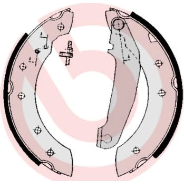 Brembo S 86 502 Bremsbackensatz ESSENTIAL LINE