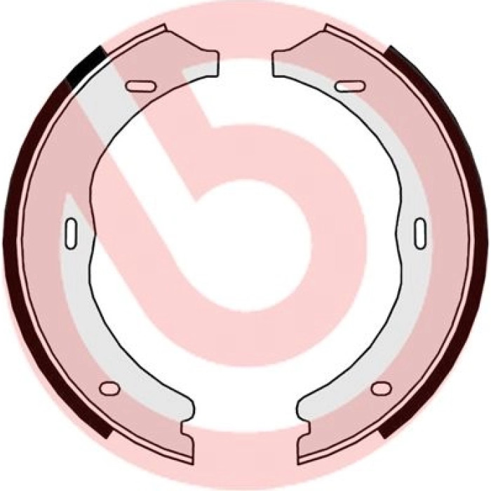 Brembo S 50 524 Bremsbackensatz, Feststellbremse ESSENTIAL LINE