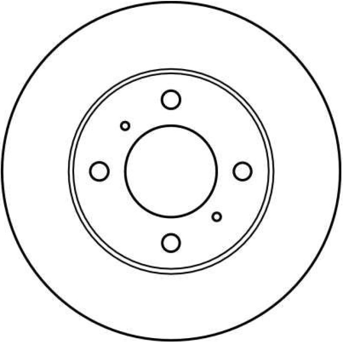TRW DF4022 Bremsscheibe