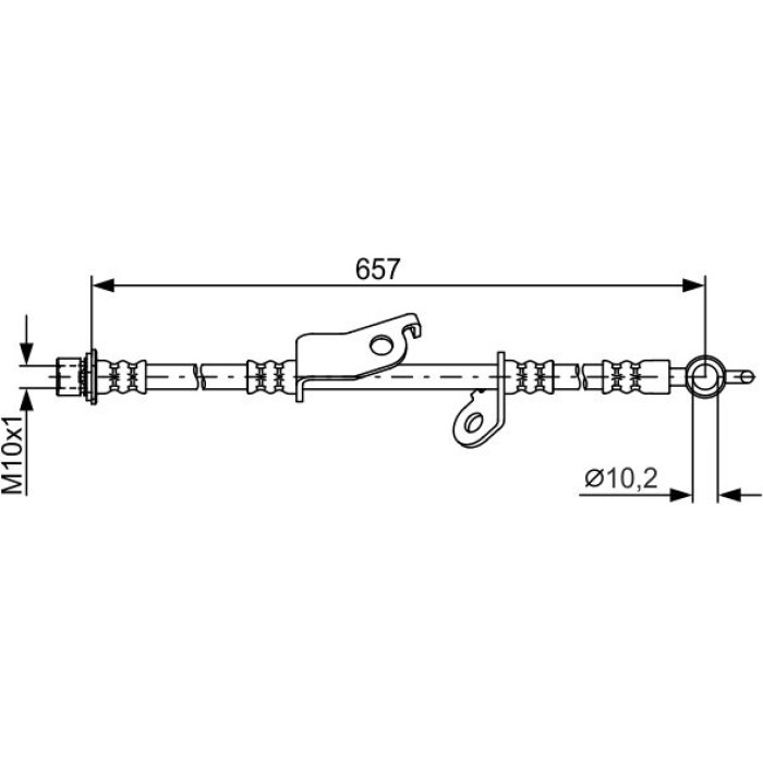 BOSCH 1 987 481 788 Bremsschlauch