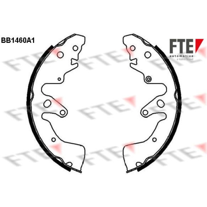 FTE 9100178 Bremsbackensatz