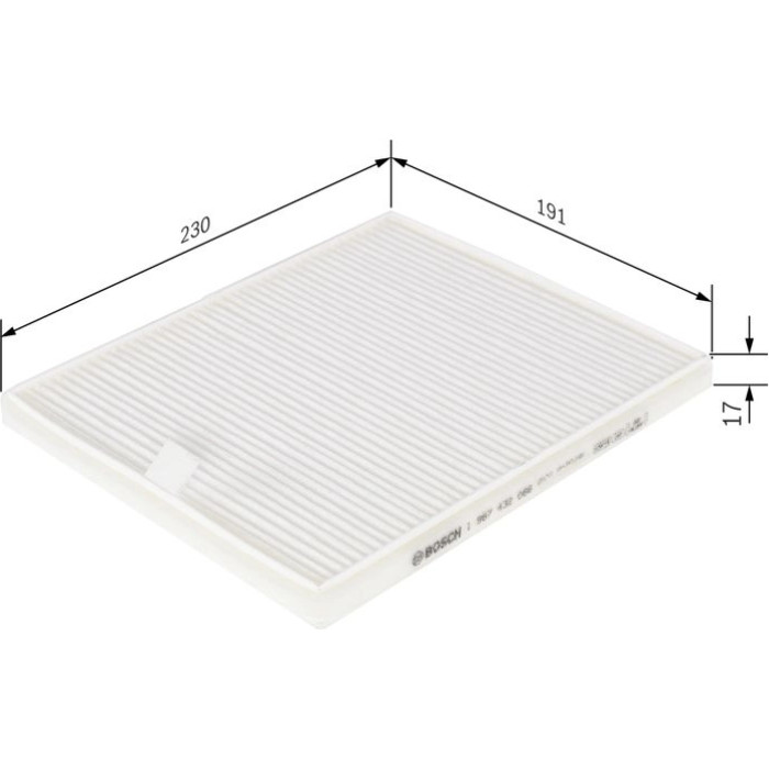 BOSCH 1 987 432 066 Innenraumfilter BOSCH 1 987 432 066 Innenraumfilter