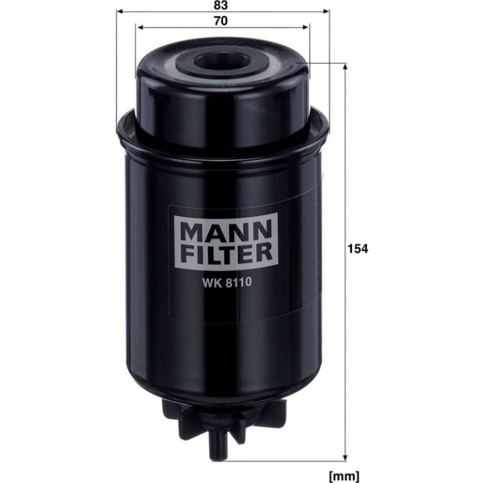 Mann-Filter WK 8110 Kraftstofffilter Mann-Filter WK 8110 Kraftstofffilter