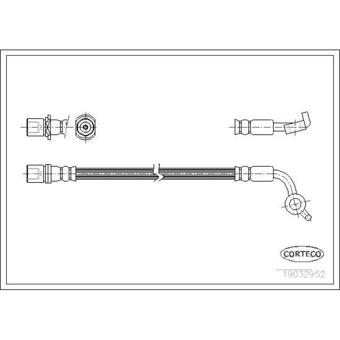 Corteco 19032952 Bremsschlauch