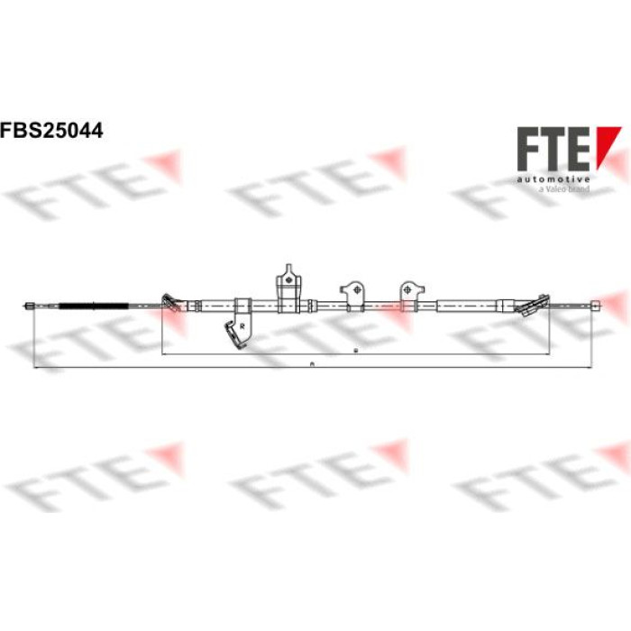 FTE 9250633 Seilzug, Feststellbremse FTE 9250633 Seilzug, Feststellbremse