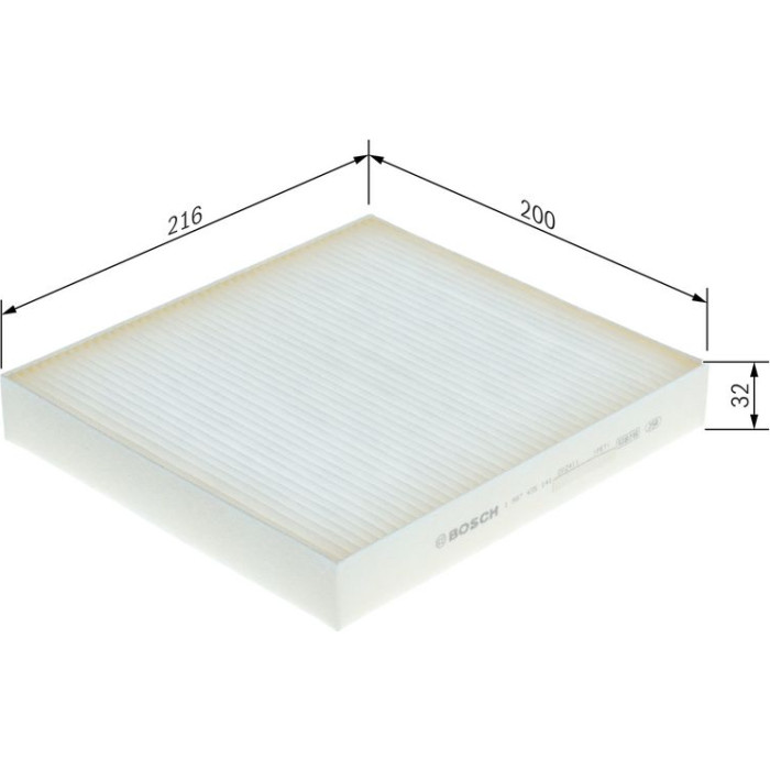 BOSCH 1 987 435 141 Filter, Innenraumluft BOSCH 1 987 435 141 Filter, Innenraumluft