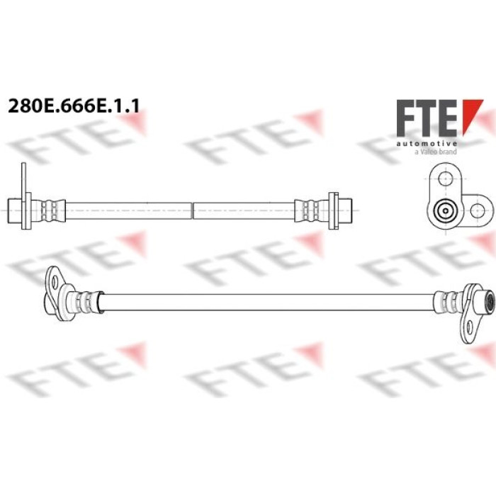 FTE 9240927 Bremsschlauch FTE 9240927 Bremsschlauch