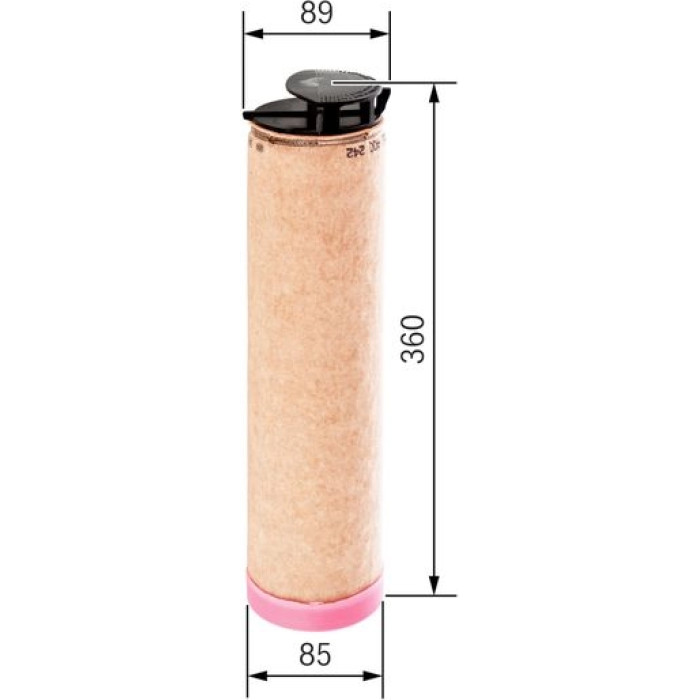 BOSCH F 026 400 242 Sekundärluftfilter BOSCH F 026 400 242 Sekundärluftfilter