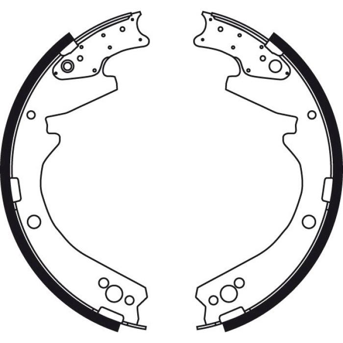 TRW GS8703 Bremsbackensatz