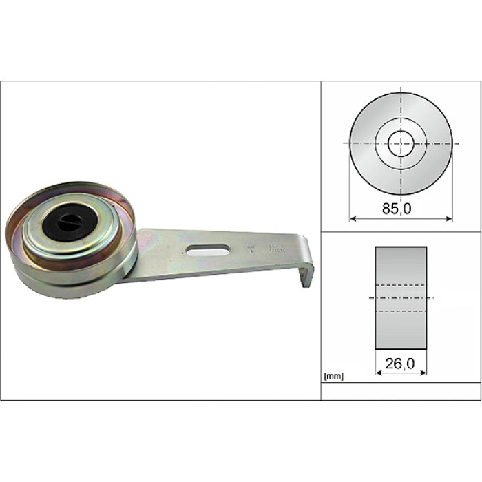 INA 531 0097 10 Spannrolle, Keilrippenriemen INA 531 0097 10 Spannrolle, Keilrippenriemen